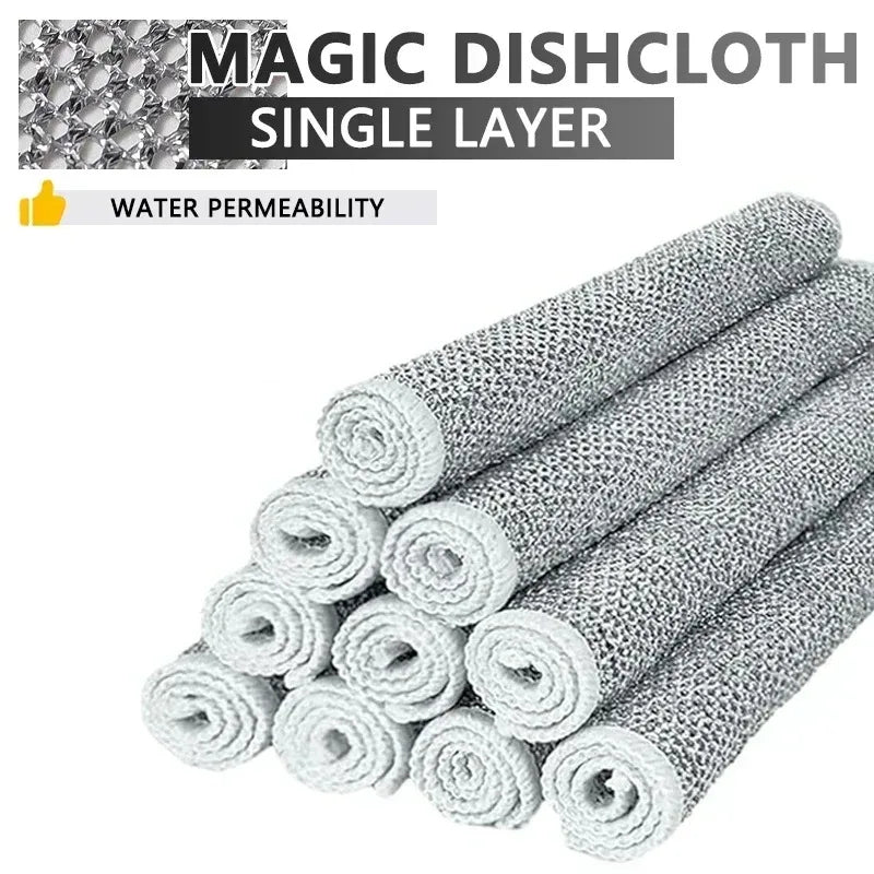 MagicWeave Grid Cloth - The Ultimate Multipurpose Cleaning & Dishing Cloth (10pcs)