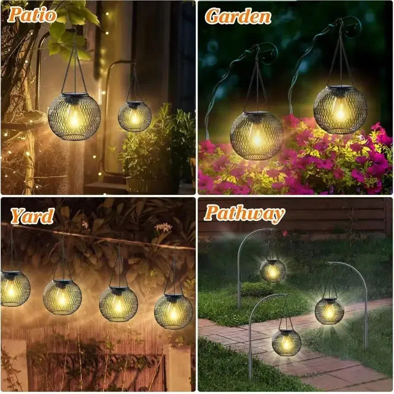 Radiance Glow Solar Garden Lantern | Waterproof Decorative Light