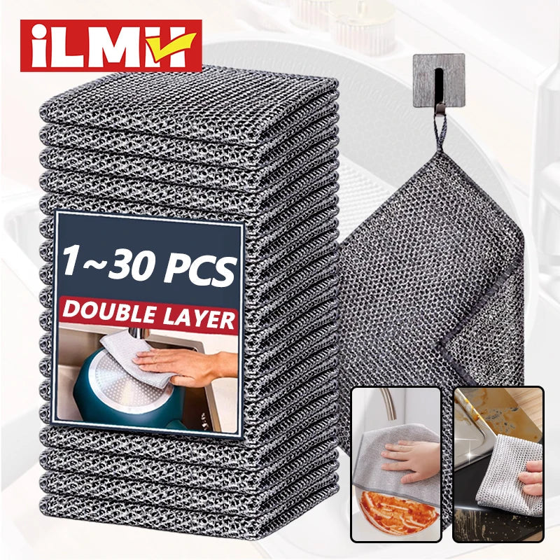 MagicWeave Grid Cloth - The Ultimate Multipurpose Cleaning & Dishing Cloth (10pcs)