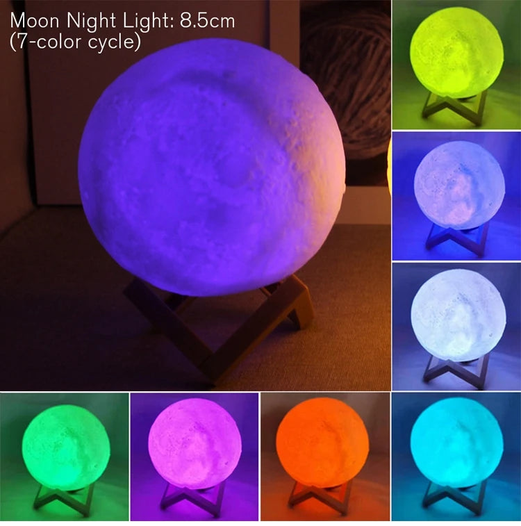 LED Galaxy Moon Night Light Gift