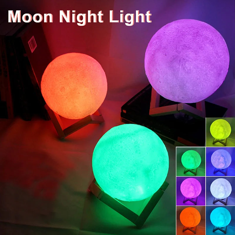 LED Galaxy Moon Night Light Gift