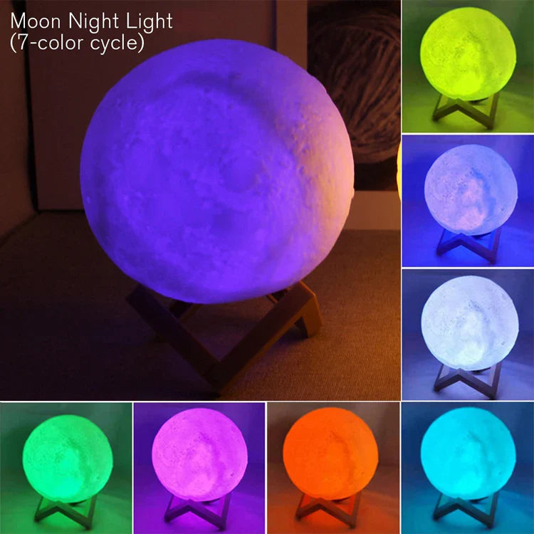 LED Galaxy Moon Night Light Gift
