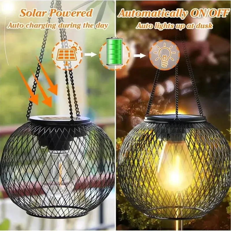 Radiance Glow Solar Garden Lantern | Waterproof Decorative Light
