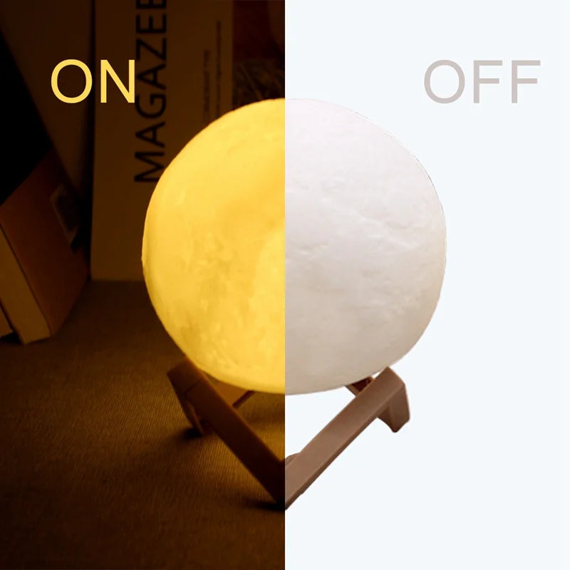 LED Galaxy Moon Night Light Gift
